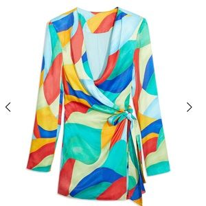 Brand new Cowl Front Satin Dress